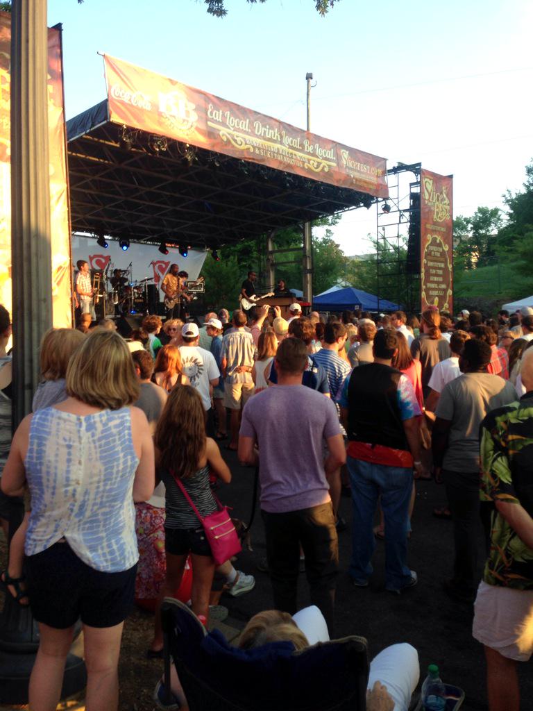 TheJOstroff's tweet photo. Anyone else at #SliceFest2015? #bham http://t.co/9cJcNJAeeH