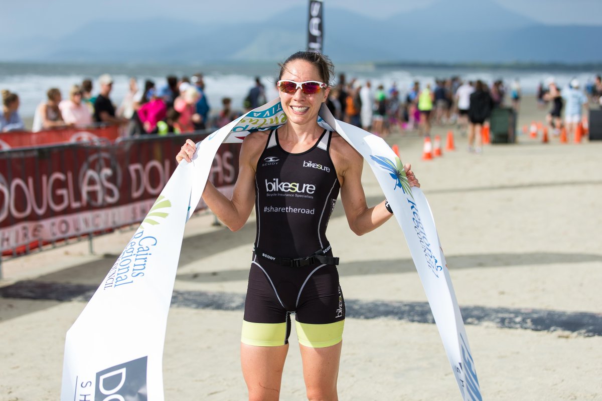 IRONMANOceania's tweet photo. Today's moment of glory for WA girl @KateyGibb #CoralCoast5150 #exploreTNQ #PortDouglas. Photo shot by @koruptvision http://t.co/2z8yxFPb13