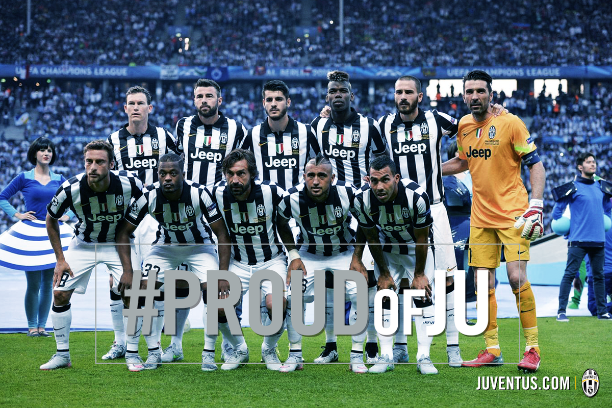 juventusfces's tweet photo. FINAL: #JuveFcB 1-3
Sois nuestro orgullo, chicos. Lo seréis siempre. #FinoAllaFine 
#ProudOfJu #UCLFinal http://t.co/k58OS0cJxQ