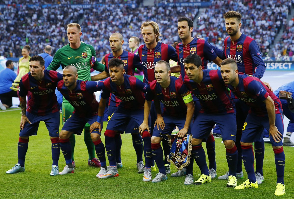 Barcelona become the first team in history to complete the t