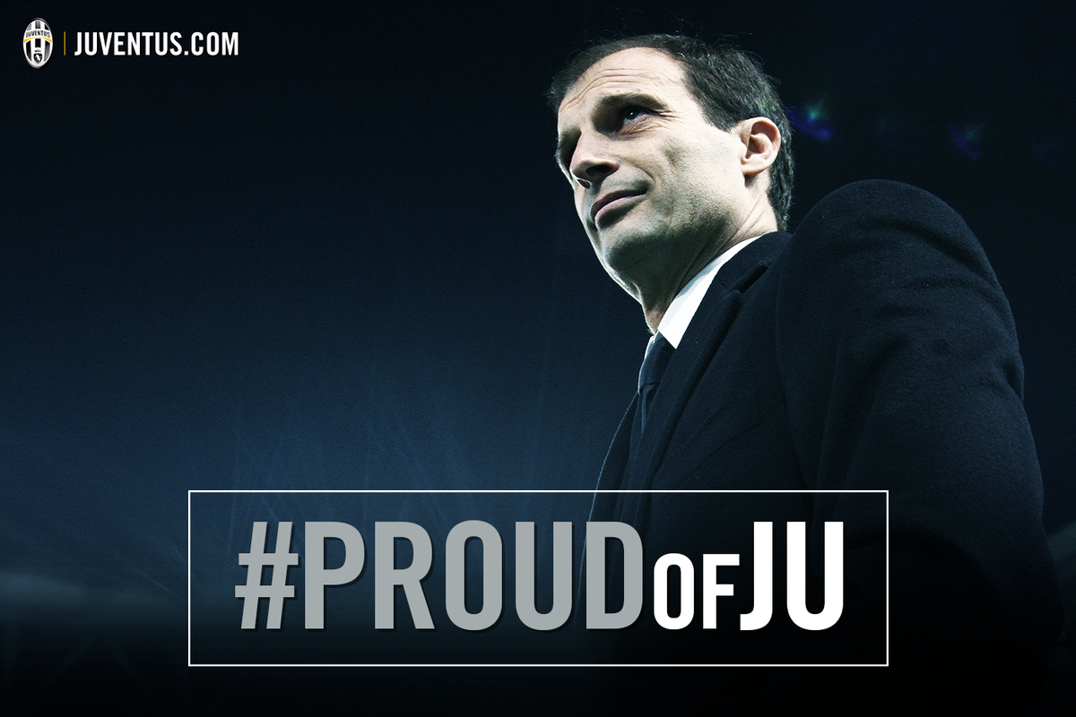 juventusfc's tweet photo. Ci hai regalato un sogno. Grazie, mister @OfficialAllegri. 
#ProudOfJu #UCLFinal #FinoAllaFine http://t.co/OSnZDGv9LM