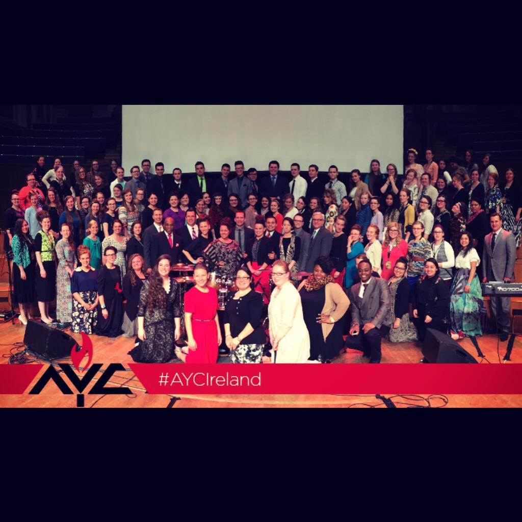 michaelensey's tweet photo. Amazing AYC Team! 99! #AYC15 #AYCIreland #BelfastConference #GreatAdventure @UPCIORG @UPCIMissions @bruceahowell http://t.co/AhXZYwF5Uv