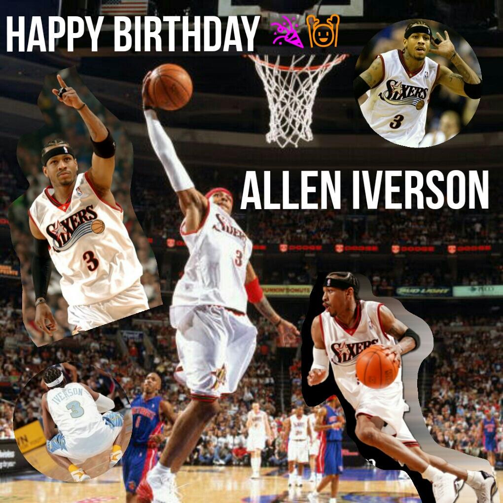 Happy Birthday  Allen Iverson 
