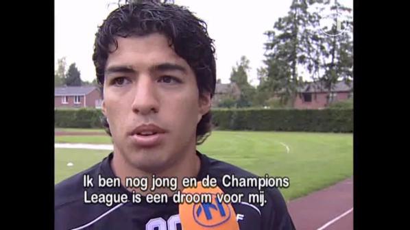 voetbalzonenl's tweet photo. Luis Suárez leeft zijn droom! 👏 #juvbar #UCLfinal [via @rtvnoord] http://t.co/DdafVYjRGI