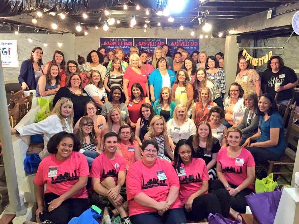 brownbagteacher's tweet photo. 65 amazing teachers & bloggers = a fantastic #NashTeacherBash! Thanks @GoNoodle & @esgisoftware for sponsoring! #tpt http://t.co/KISvFVrLkB