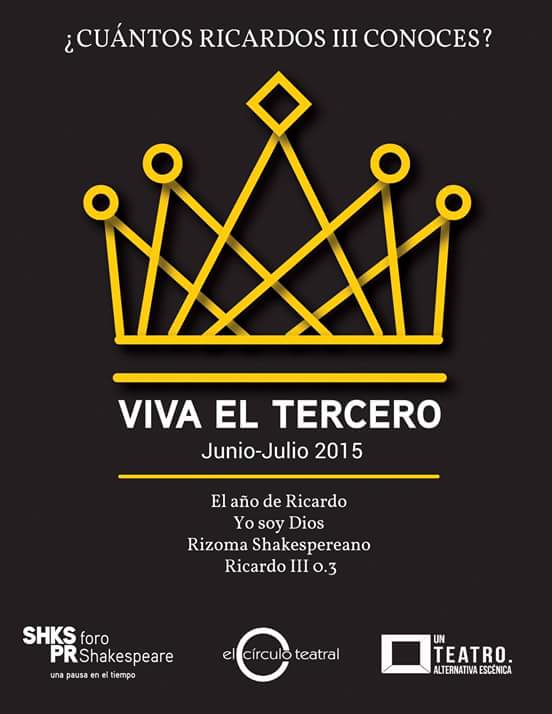 CIRCULOTEATRAL's tweet photo. Hoy #VivaElTercero con RIZOMA SHAKESPEREANO a las 7pm en Foro VH Rascón Banda de El @CIRCULOTEATRAL T5553 1383 http://t.co/T0qc56di05