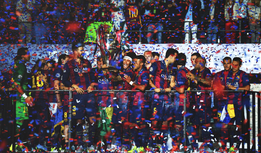 Twittos_FCB's tweet photo. [#LDC] Champions d'Europe. http://t.co/6SySQSmJnR