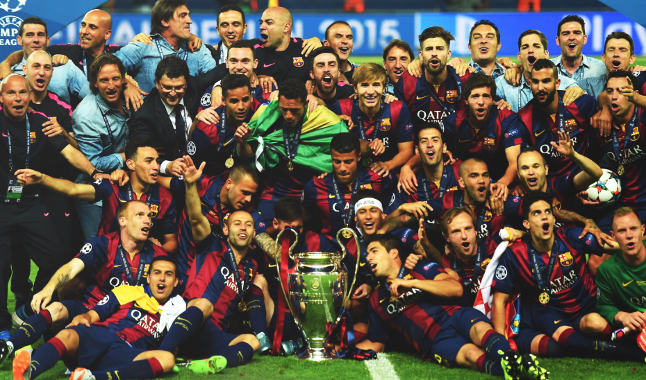 Twittos_FCB's tweet photo. [#LDC] Champions d'Europe. http://t.co/6SySQSmJnR