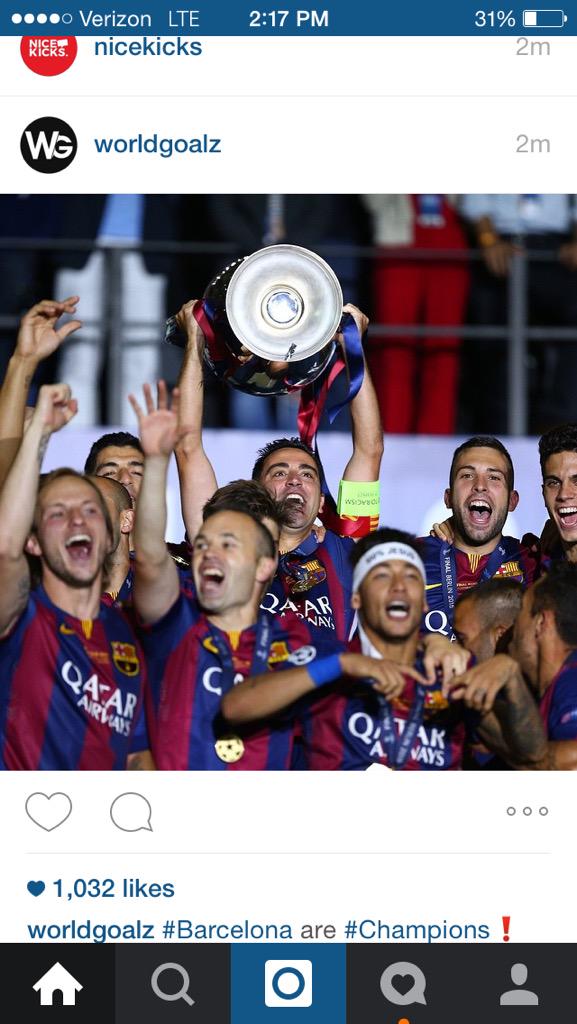 Barcalex1187's tweet photo. Barca campion ! #TRIPL3T #DRE3AM #ViscaBarcaSiempre http://t.co/i7C9Q1NvSz