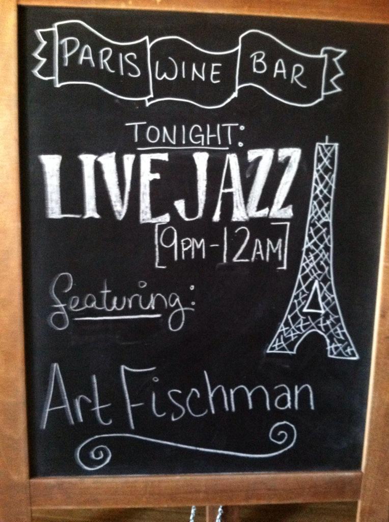 JTinParis's tweet photo. #livejazz tonight featuring #artfischman #phillyjazz #fairmountlivemusic http://t.co/rSPN6x2sWS