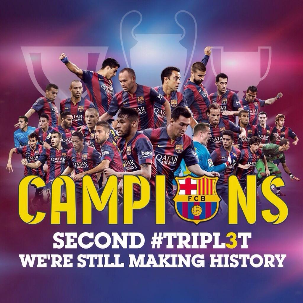 We Are The Champion #ViscaBarca