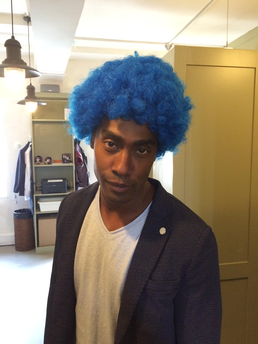 bluehairday tweet picture
