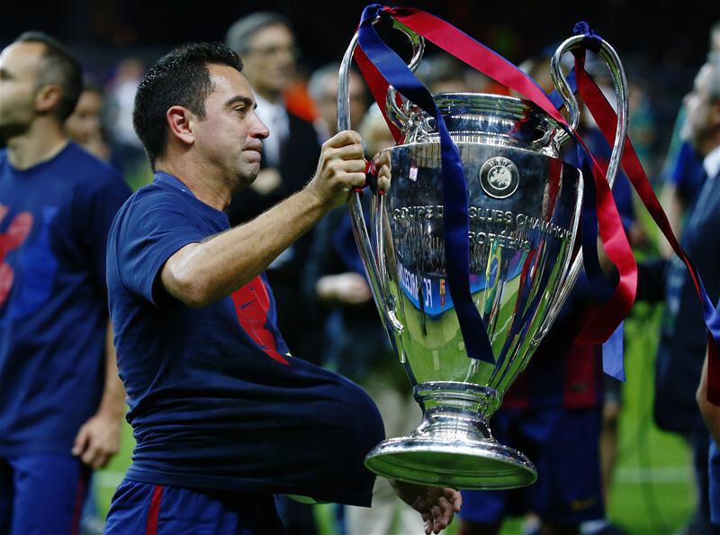 Xavi was in tears at the final whistle.

What a #Legend! 😢😢