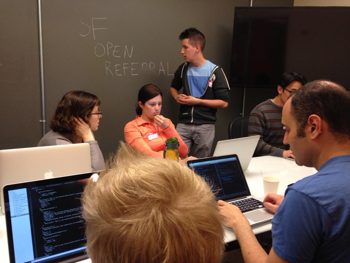SFbrigade's tweet image. #SFopenreferral prototyping database and API for Open Referral Spec #hackforchangeSF