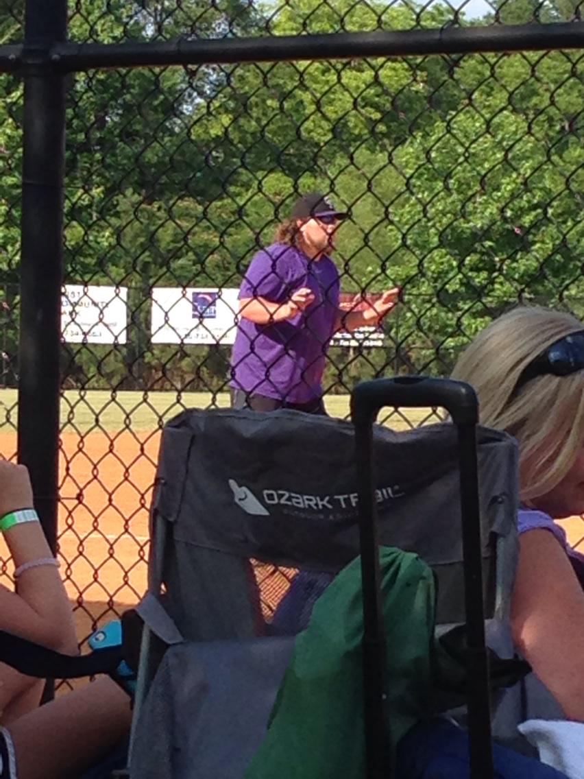 SusanBSellers's tweet photo. Coach Sellers doing his thing.  #cullmanrockies #fieldofmiracles #greatdayforbaseball http://t.co/OFoeKqMmh3