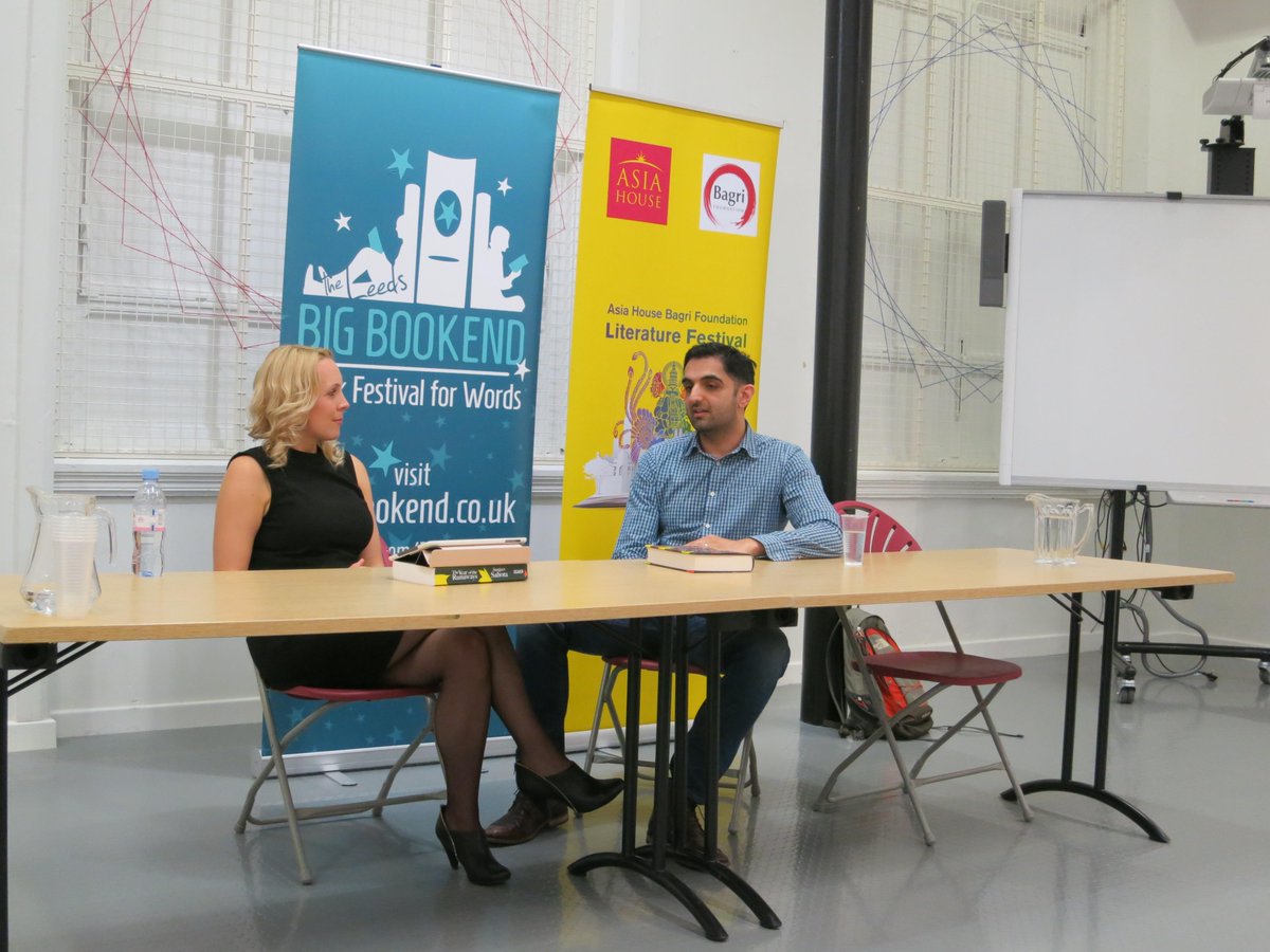 chiayu7854's tweet photo. Great event today in Leeds. Sunjeev Sahota talked about his new book "The Year of the Runaways" @BigBookend http://t.co/hduCMoCwRp