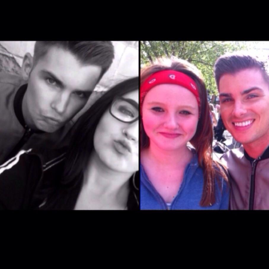 zoelouu_'s tweet photo. me and my baby sister met @MrkieronR at oxford pride today! had one very happy sister, thank you so much❤️ http://t.co/PaREYcLqtv