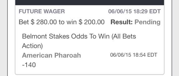 pro_capper's tweet image. Had to throw a little bit on History.. #anotherwinner #momoneynoproblems #triplecrown