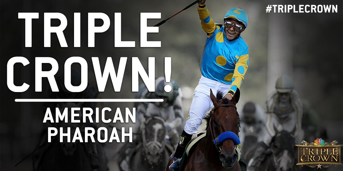 NBCSports's tweet image. History. #TripleCrown