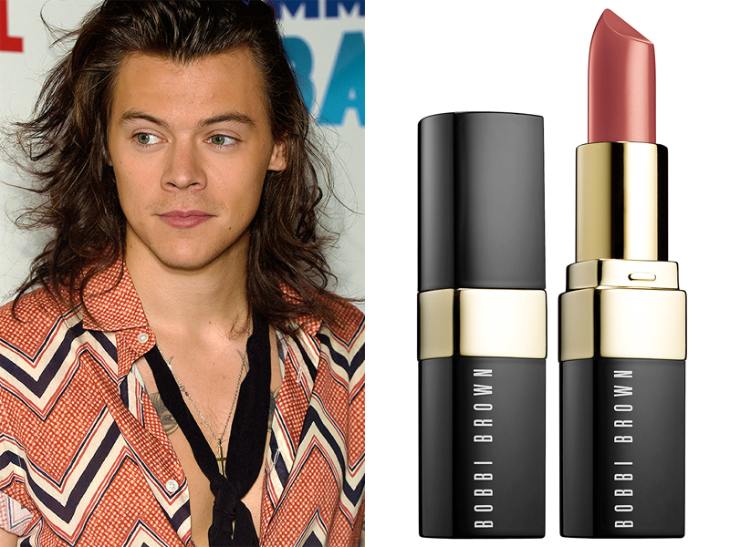 harrystylestain's tweet photo. BOBBI BROWN / lip colour / Rose Berry #gethislook #harrystyles #capitalfm #onedirection http://t.co/85ockabToK
