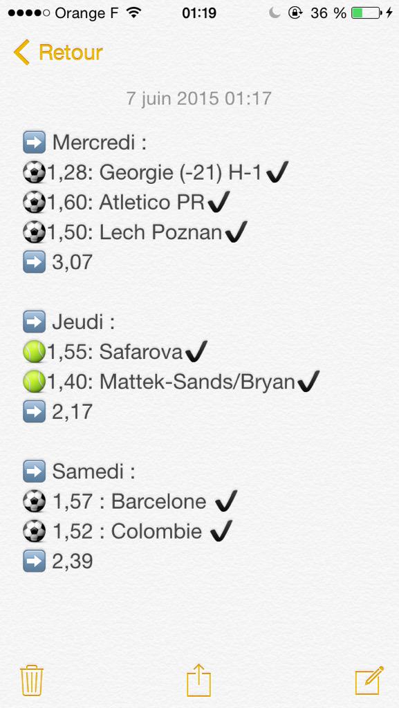 DailySafePronos's tweet image. ➡️ Bilan final de la semaine : 7/7
