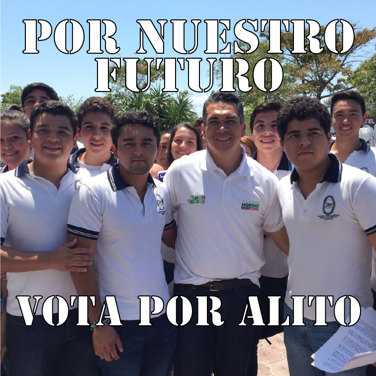 AndresCarpizo's tweet photo. Este 7 de junio respaldaremos a nuestros candidatos del PRI-PVEM @alitomorenoc http://t.co/y8Ezlq1rWm