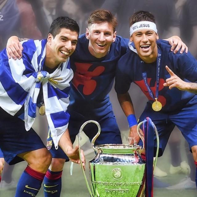 Sem mais ...... 🏆 Leo Messi e <a href="/LuisSuarez9/">Luis Suárez</a> !!