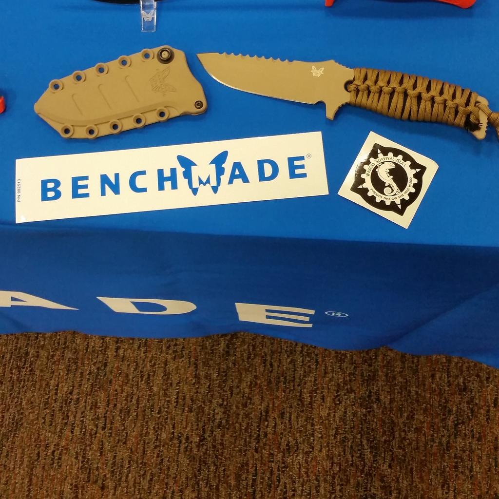 WazooGear's tweet photo. Just Wazoo'd a Benchmade at #SARCON15 @BenchmadeKnives http://t.co/msmbLylS15
