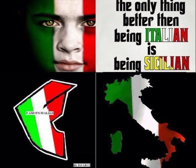 jferranolo's tweet photo. That's right there's Italian and then there's Sicilian totally different breed baby!!! http://t.co/heYbNZz0So