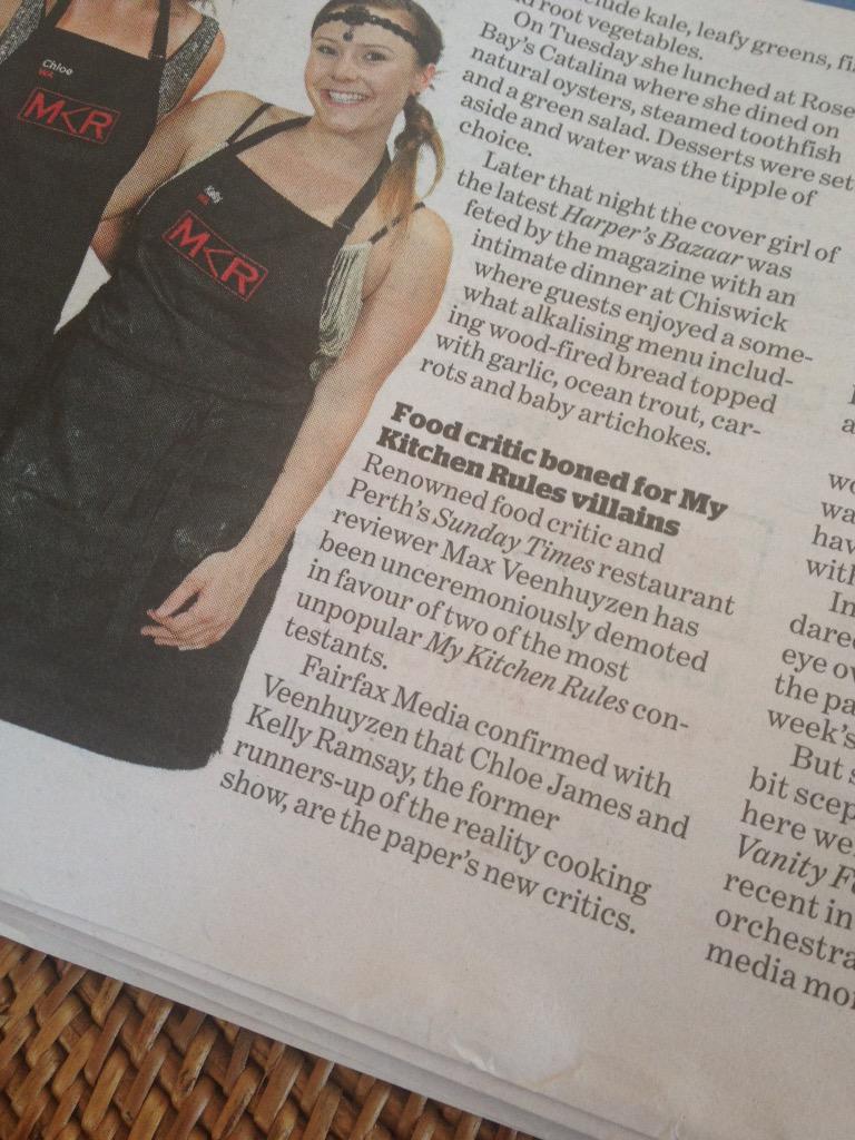 How a food culture evolves/devolves: restaurant critic replaced by reality TV contestants. #foodculture