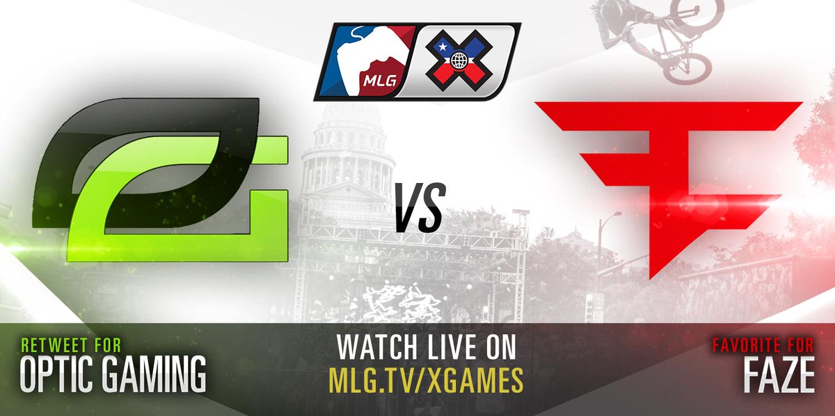 MLG's tweet photo. Winner goes to the Grand Finals.

RT #GreenWall // FAV #FaZeUp

Get in here-> http://t.co/NWWC9HqFik

#MLGXGames http://t.co/rxcxAUIAtP