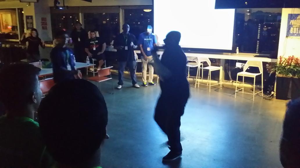 DaveHobley's tweet photo. Partying with Velvett & Kid Sensation at Facebook Seattle for Mind Camp 2015 #MindCamp ##MonsterTour #FacebookSeattle http://t.co/88seQvSaAZ