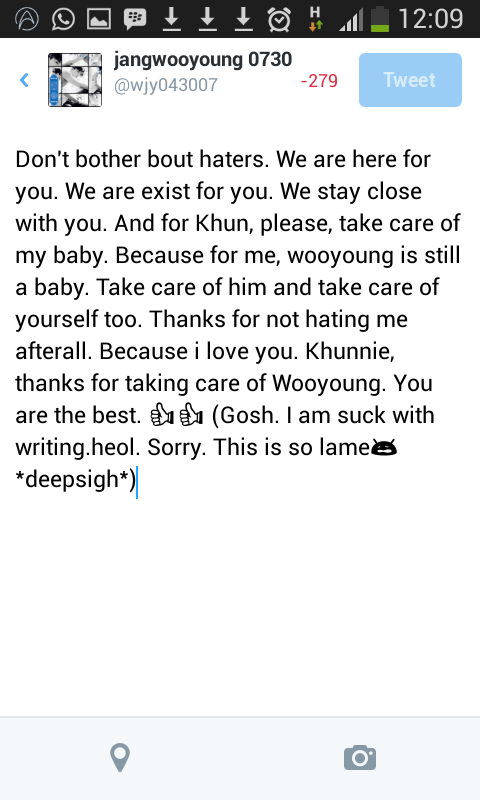 wjy3007's tweet photo. #KWchallenge #DearKhunWoo @0430yes @Khunnie0624 *slap* http://t.co/ZZdAgivUBK