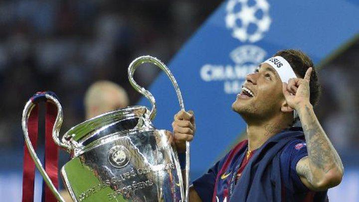 FRANCE24's tweet image. Hot-shot Neymar realises Champions League dream f24.my/1IlRGA6