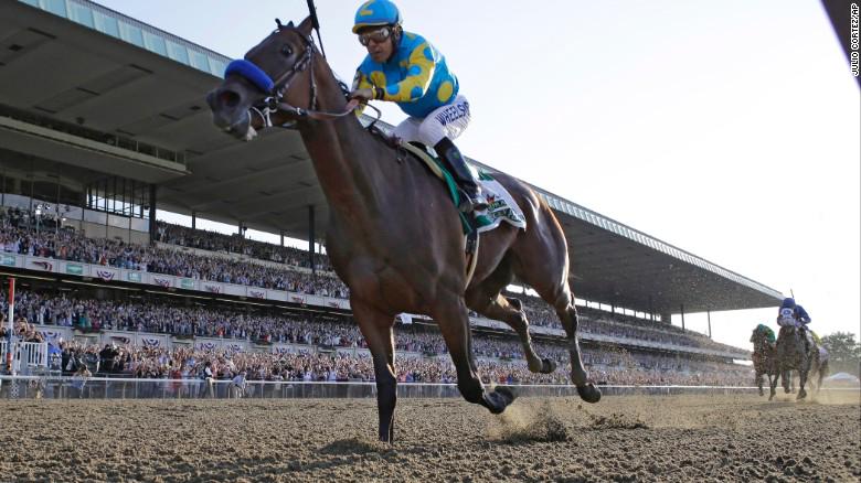 CNN's tweet photo. Yes, we know American Pharoah is spelled wrong. Here's why: http://t.co/QUtMBmoc9x http://t.co/t5RZQwCLaN