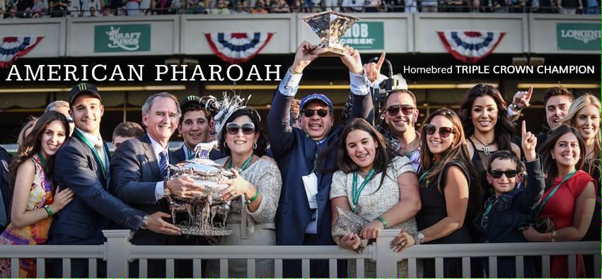 ZayatStables's tweet photo. The quest for the Triple Crown and immortality is complete! We are truly blessed, thank you American Pharoah! http://t.co/6eRus7Mfd7