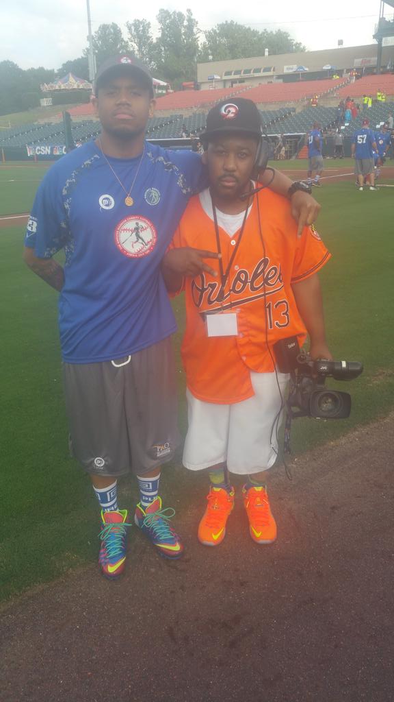 Enjoyed myself at wounded warriors with mack wilds at softball classic great for our soldiers.