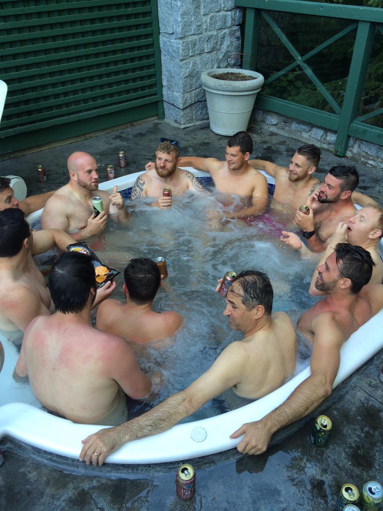 BurnabyLakeRFC's tweet photo. Whistler weekend Dude Soup. If you see something wrong with this, you have the problem. http://t.co/YYioxIqjnU