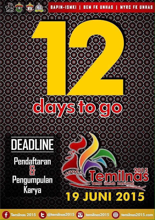 12 days left till the deadline of registration and submissions
So, let's hurry everyone! <a href="/FK_UKI/">Fak. Kedok. UKI</a> <a href="/MajestyofM2RC/">Majesty of M2RC</a>