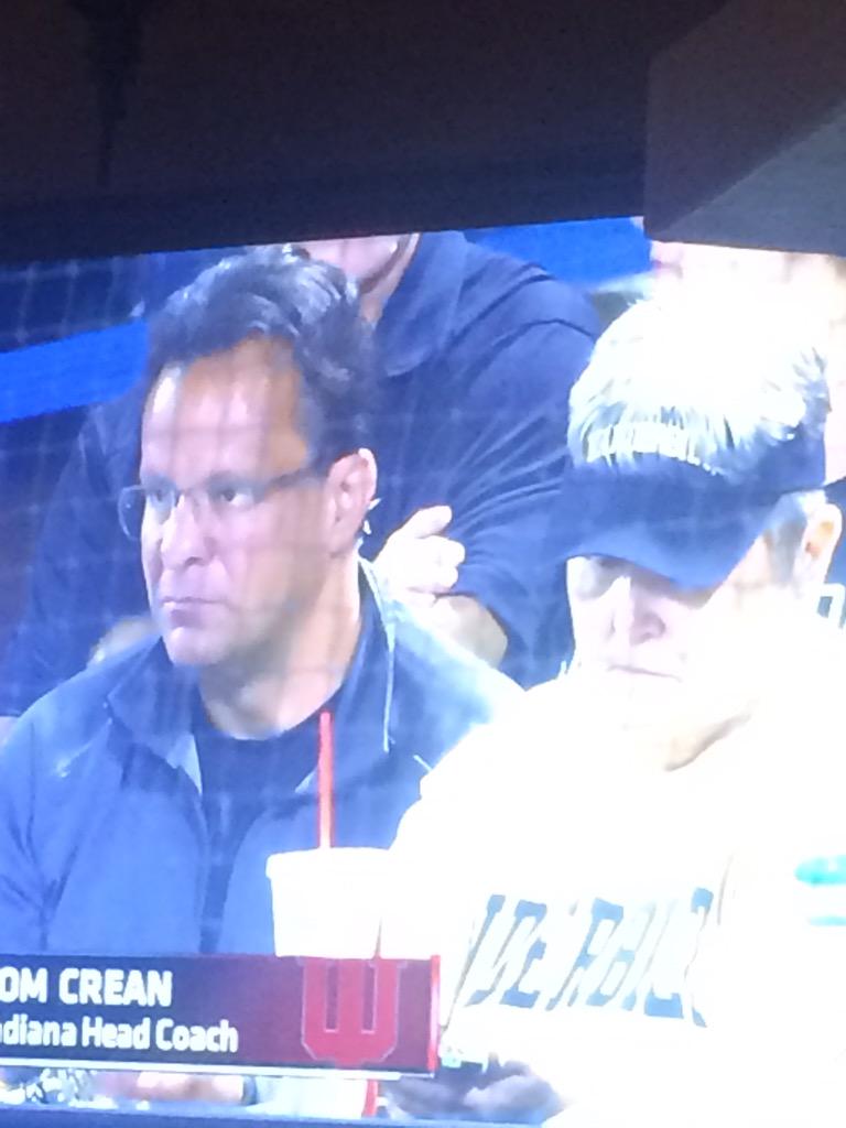 tardiochris's tweet photo. Tom Crean's tan. Jokes welcome. http://t.co/o5DsEEZIc6