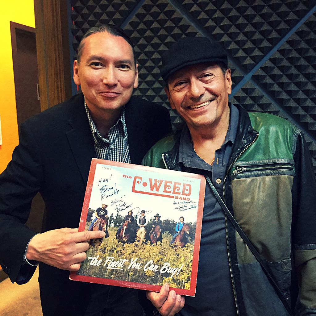 DaveWPGEh's tweet photo. With Errol Ranville of C-Weed! “The Finest you can buy”- hit single “Evangeline” 1980. Took em to the Juno's yo! http://t.co/69B9nL9Z6i