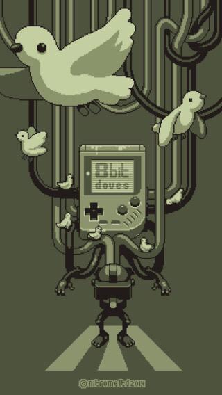 hashtagNOEN's tweet photo. I still love the #GameBoy art style of #8BitDoves and#EndlessDoves by @Nitrome. Both great games! #indiedev #gamedev http://t.co/1vkzHKY2ZR