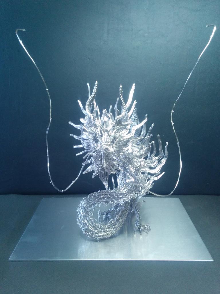 hariganeya_z's tweet photo. 小作品「龍」完成しましたー！ http://t.co/4MRS4sLyKx