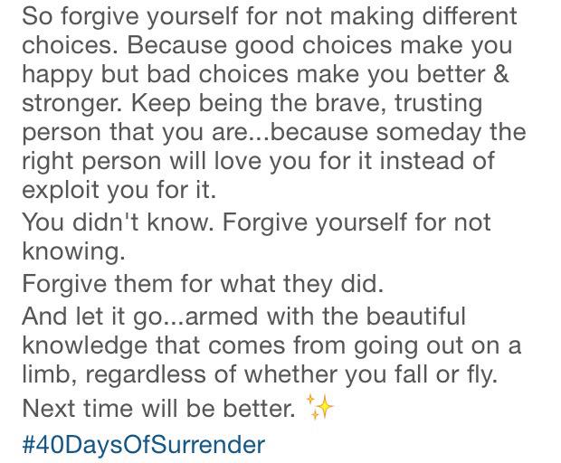 CapriceWebb's tweet photo. @TheSingleWoman writing so much truth tonight! So on point&perfect timing for me today! #truth #40daysofsurrender http://t.co/drf1yuGi8I