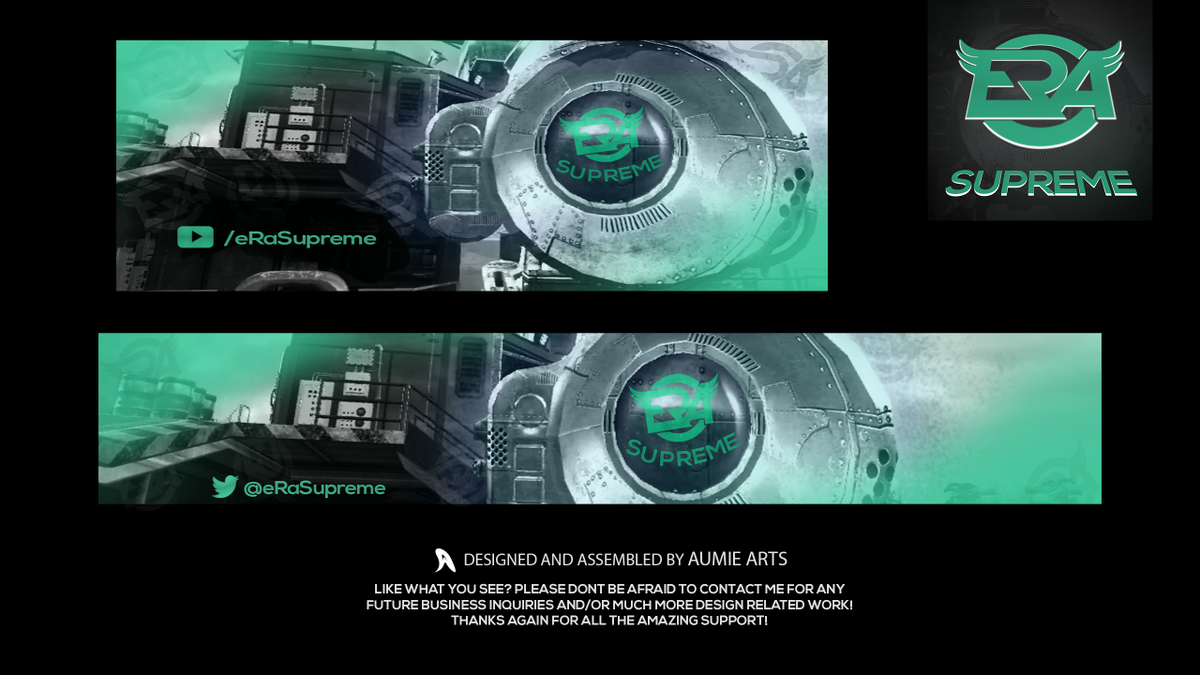 JA__Design's tweet photo. #DisplaysRC Response - Rebrand for @eRaSupreme. RT/Fav appreciated http://t.co/t9vyWedUjX
