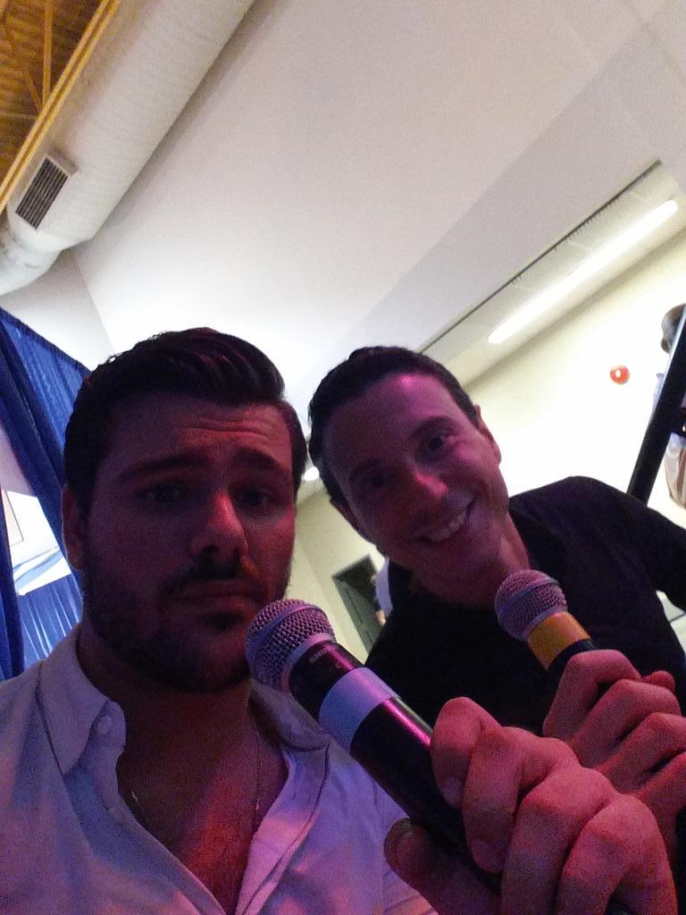 Gvandoros's tweet photo. Your @HellenicGreek Pavilion Mc's ! #HellenicPavilion #MosaicYQR http://t.co/CNxQmB8AU2