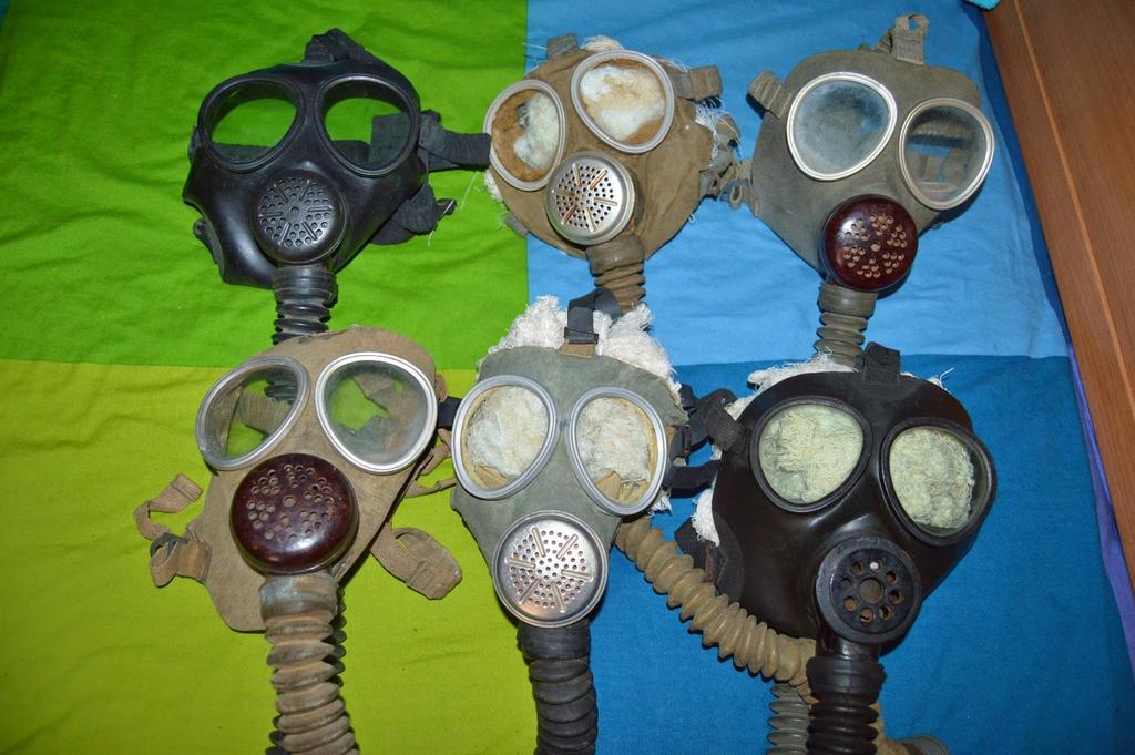 Imperial japanese navy gas masks. Commonly known as type 93 and