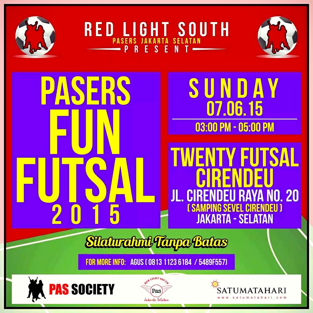 PasRLS_jaksel's tweet photo. Today #FunFutsal #Pasers 2015 cc: @PASbandOfficial @1Matahari @PAS_AMPERA @pasercirendeu @Paser_JKTbarat http://t.co/YkU48UcXQf