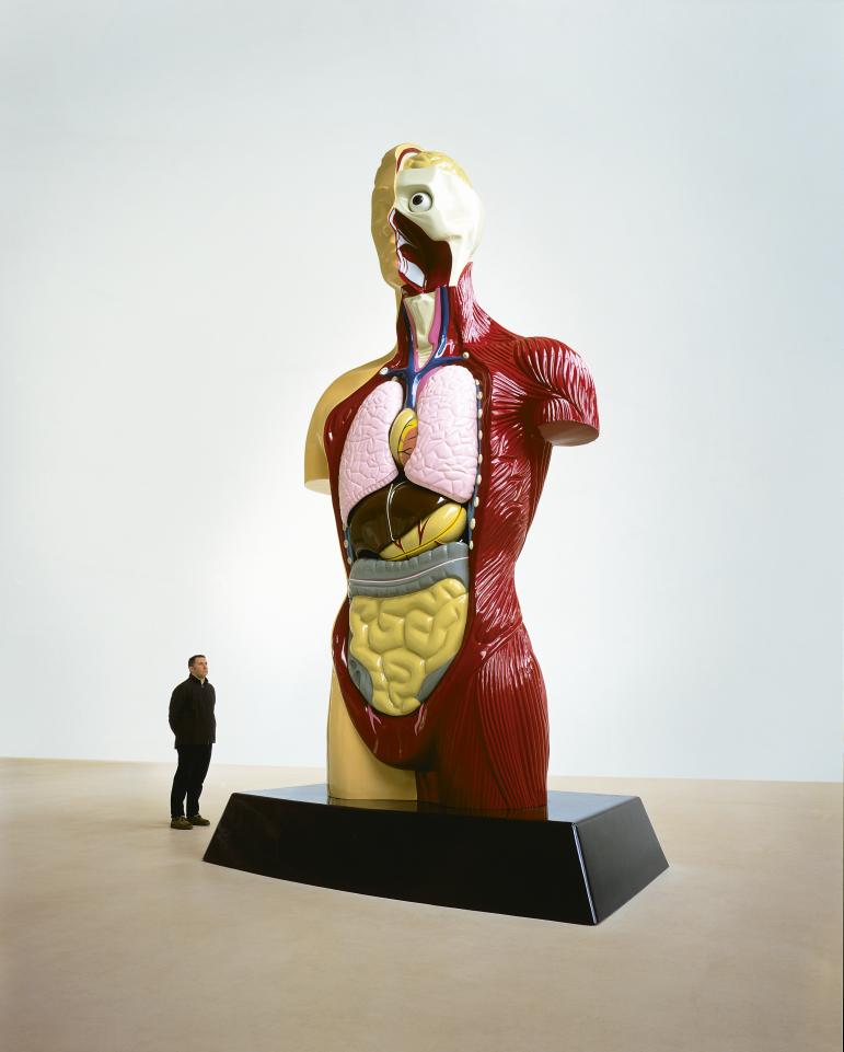 Happy Birthday to British artist Damien Hirst! This is \Hymn\ (1999-2005).  