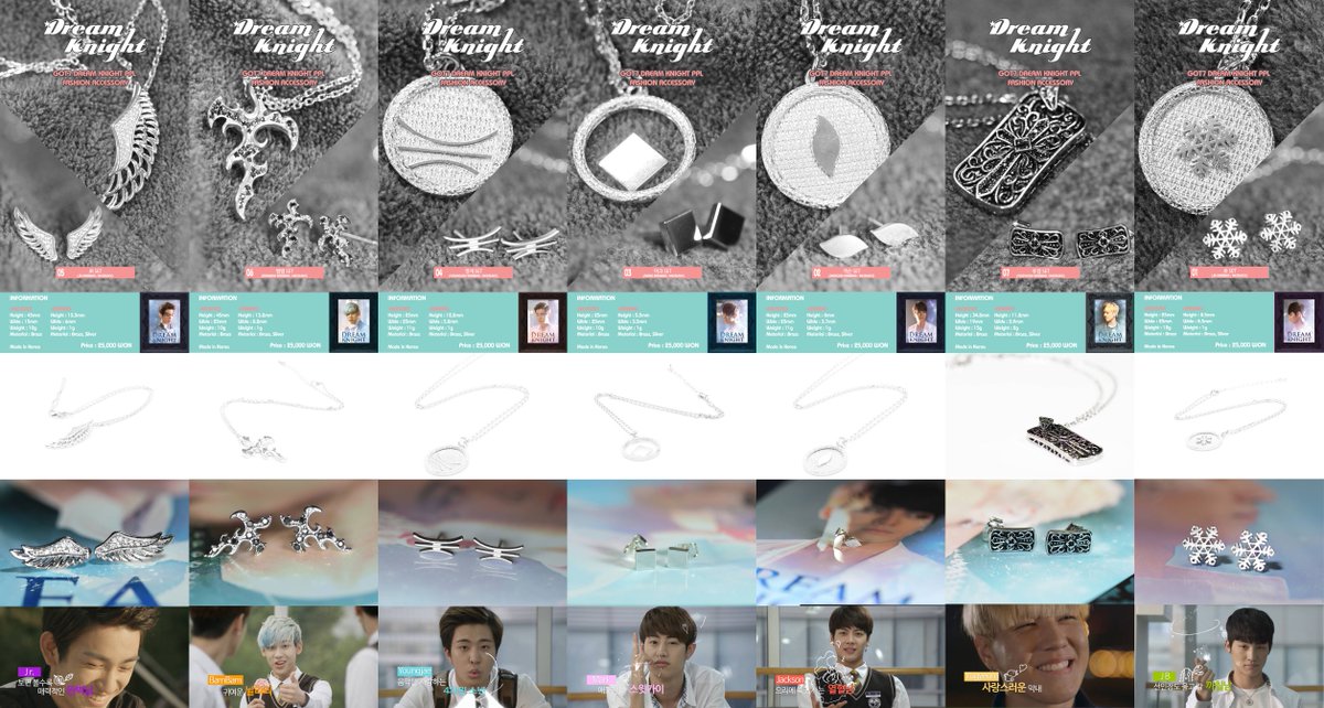 rookiesco's tweet photo. @cahoodl [GIFT] GOT7 DREAM KNIGHT Jewelry SET IDR 405.000 http://t.co/o31Ri0N7fr